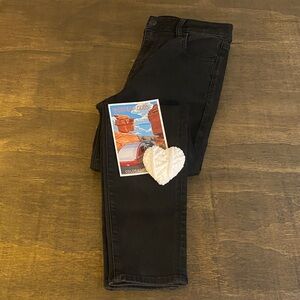 American Eagle Classic Black Straight Leg Jeans